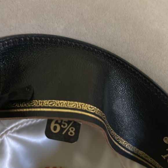 Resistol Diamond Horseshoe western cowboy cowgirl felt hat with feather band - Picture 10 of 16